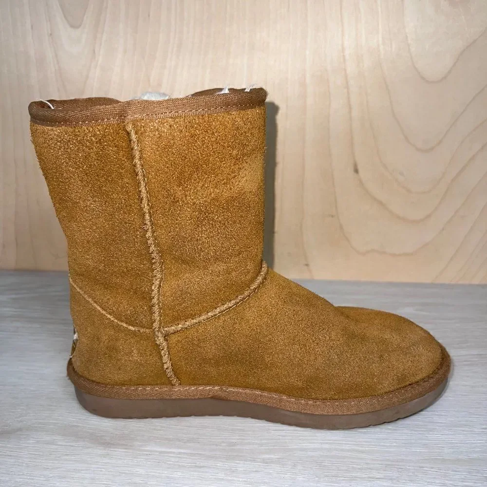 Koolaburra by UGG Victoria‎ Short Chestnut Brown 1019372 Youth 4 UK 3 EURO 36